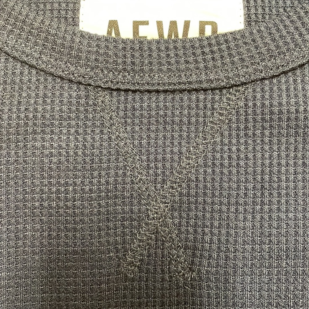 Alpha Forward women waffle long sleeve shirt. Small - Picture 6 of 8